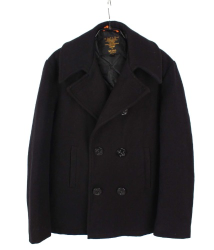 FIDELITY for BEAMS wool pea coat (M) (made in U.S.A)