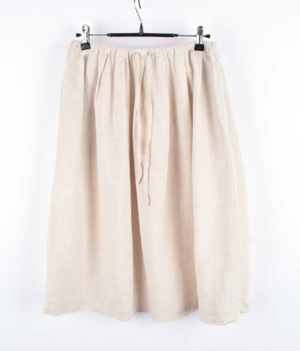muji linen skirt (S)