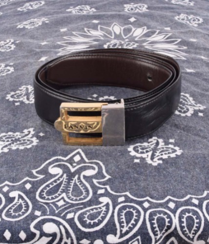 LANVIN leather belt (made in Italy)