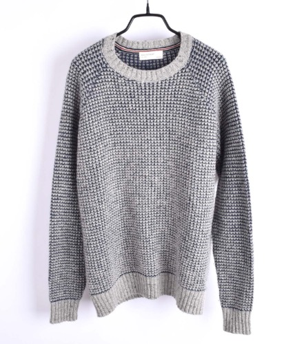 BACK NUMBER wool knit (M)