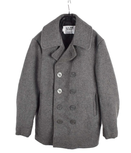 SCHOTT U.S. 740N PEA JACKET wool jacket (made in U.S.A)