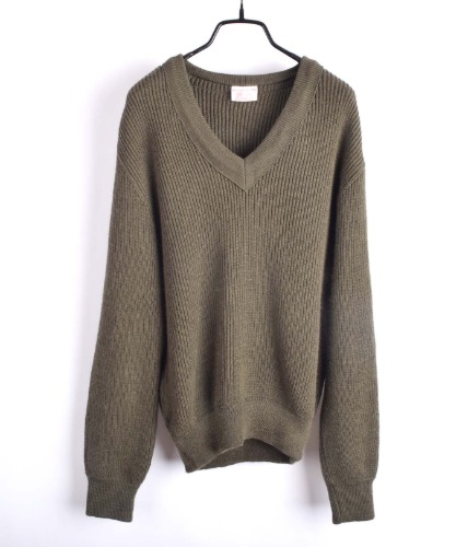AIGUEMAILLE 1982 military wool knit