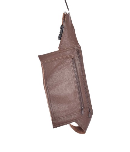 vintage leather hip sac