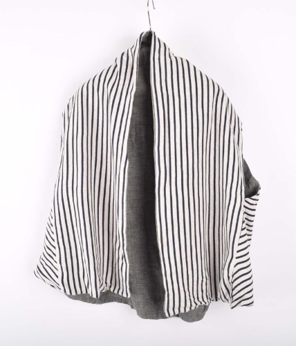 linen&amp;cotton reversible vest