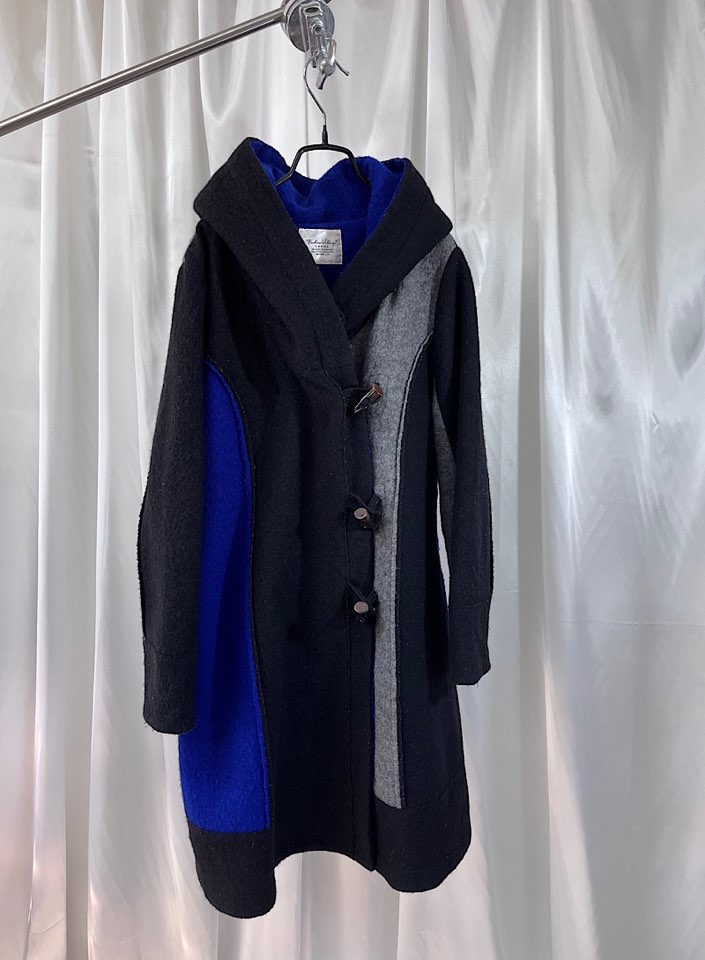 vintage wool coat (M~L)