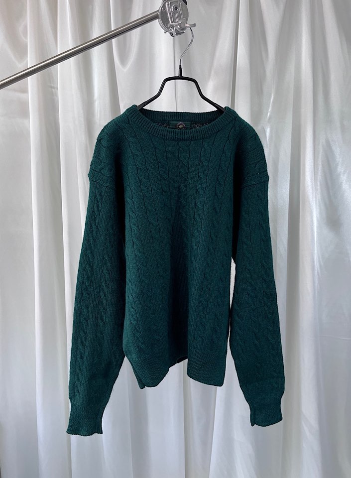 MACY CLUB wool knit (M)
