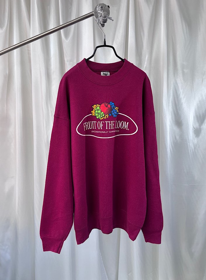 FRUIT OF THE LOOM sweat shirt (L) (made in U.S.A.)