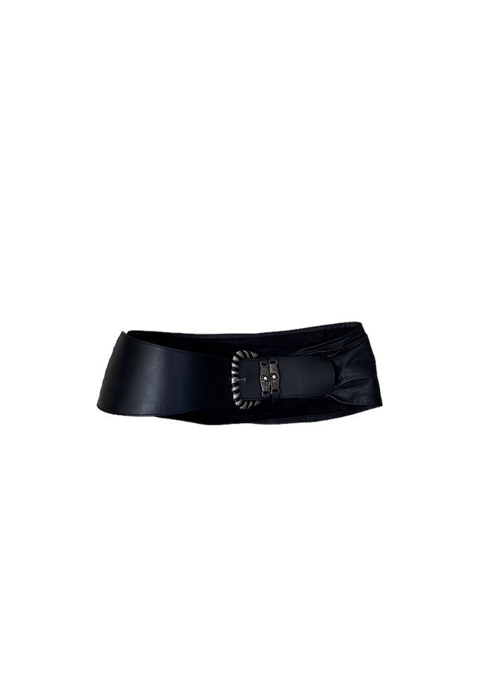 Elegance leather belt (L) (made in Italy)