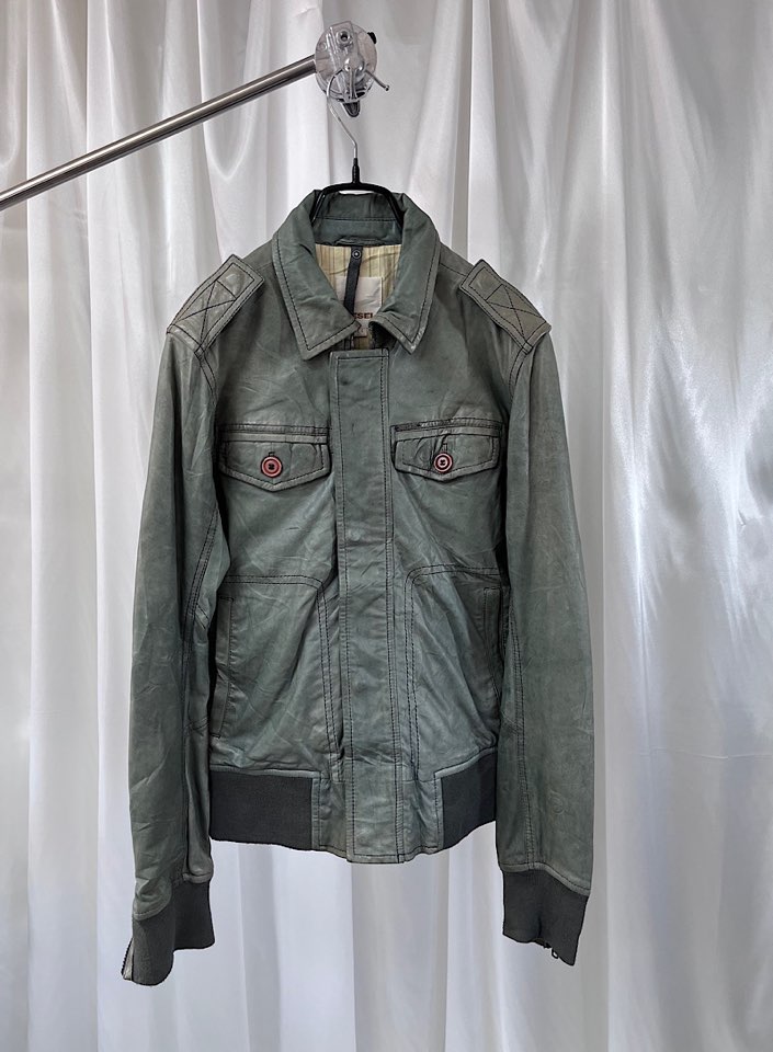 DIESEL leather jacket (s)
