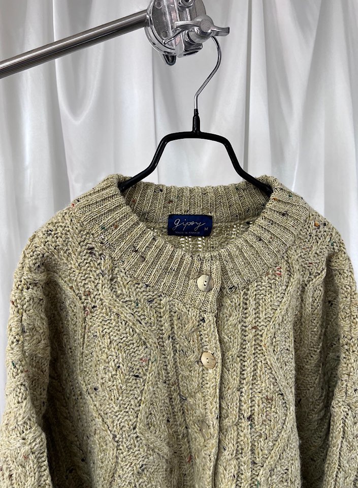 wool cardigan (made in France)