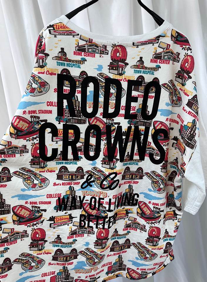 RODEO CROWNS 1/2 T-shirt