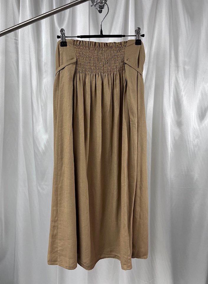 LEPSIM linen skirt (L)