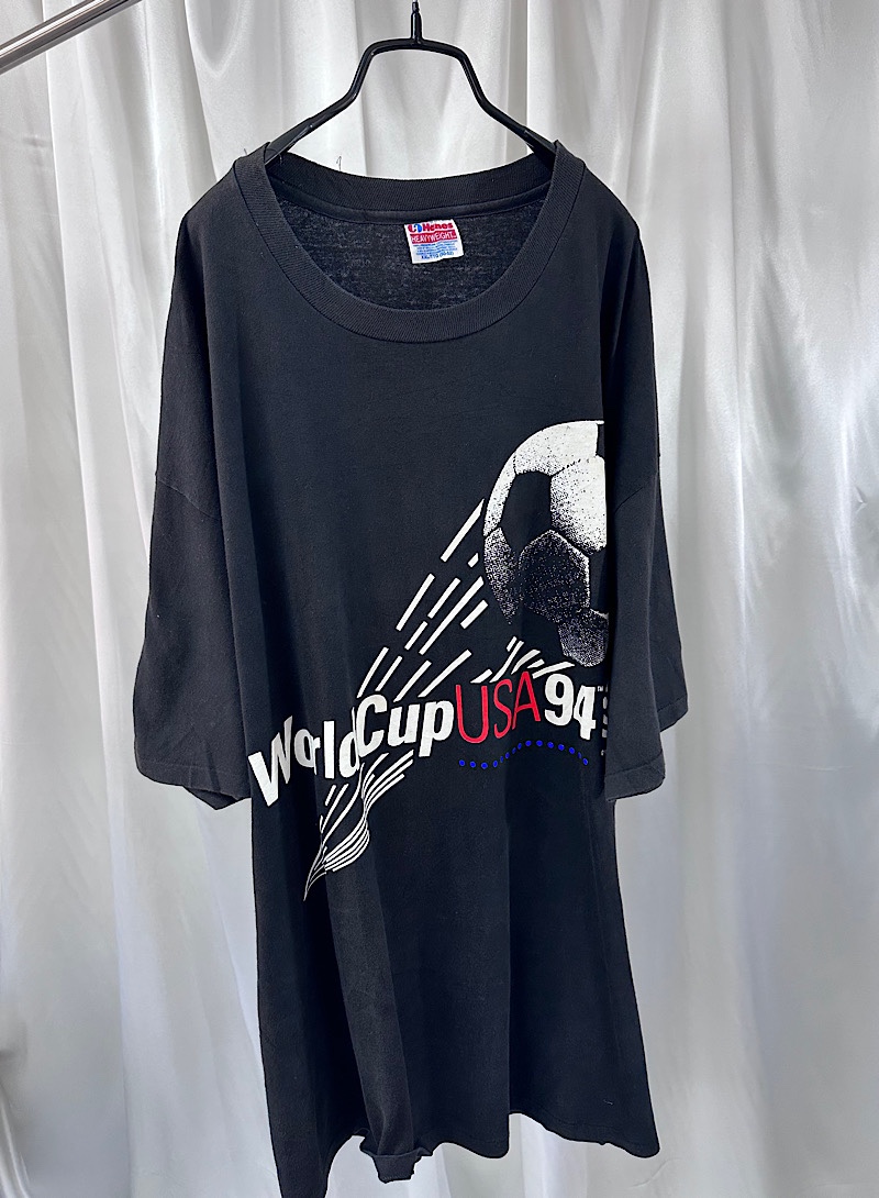 94`s USA world cup by Hanes HEAVYWEIGHT 1/2 T-shirt (XXL)