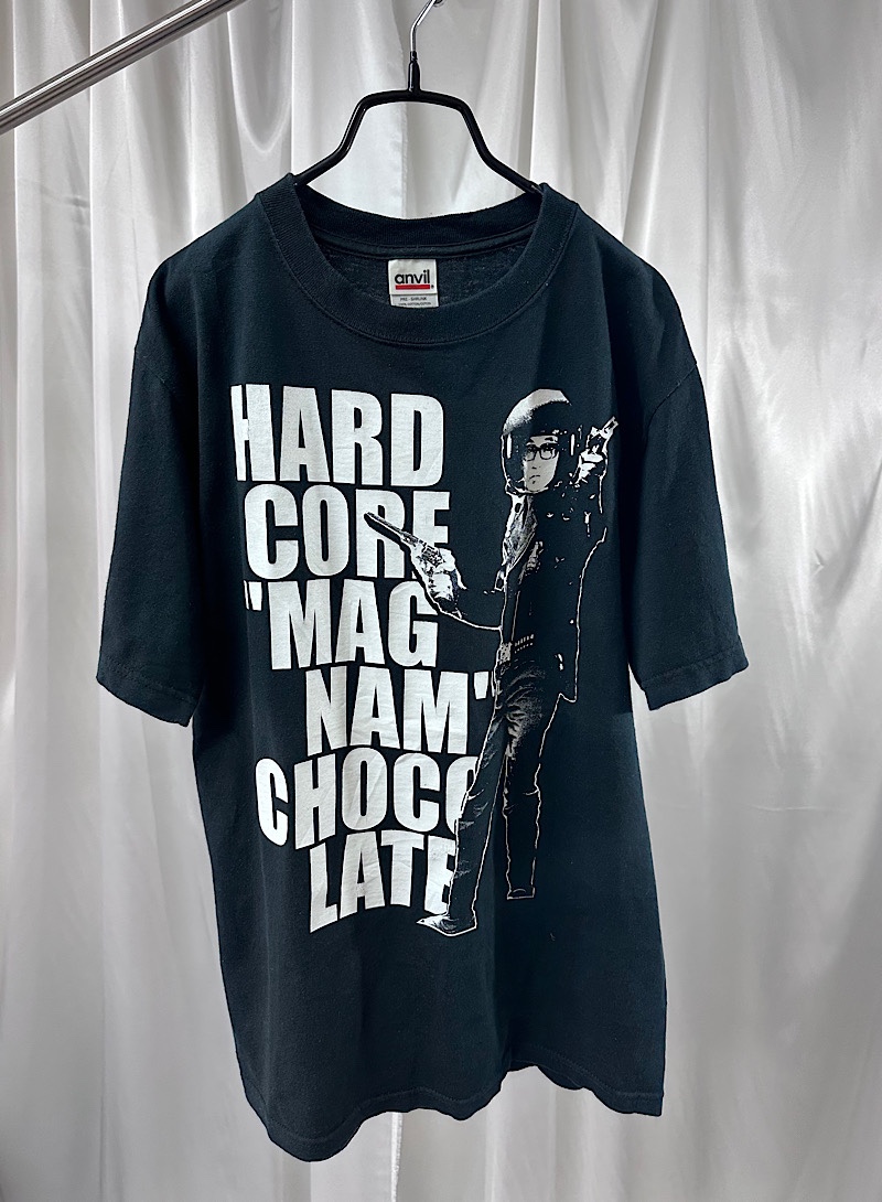HARD CORE &#039;MAG NAM&quot; CHOCOLATE by anvil 1/2 T-shirt (S)