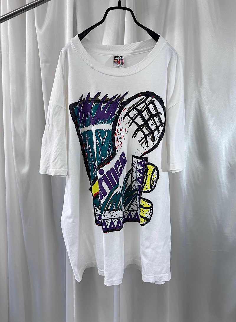 90`s Prince 1/2 T-shirt (L) (made in U.S.A)