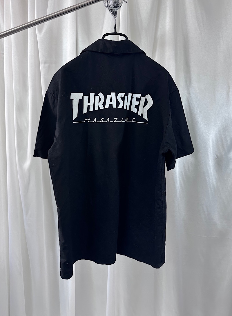 THRASHER 1/2 shirt (M)