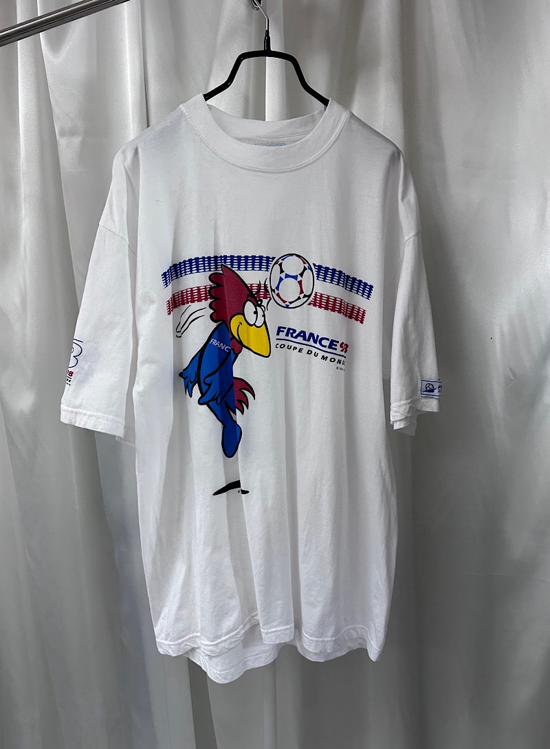 98 FRANCE world cup 1/2 T-shirt (L)
