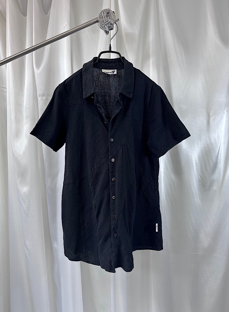 HAI by issey miyake 1/2 linen shirt