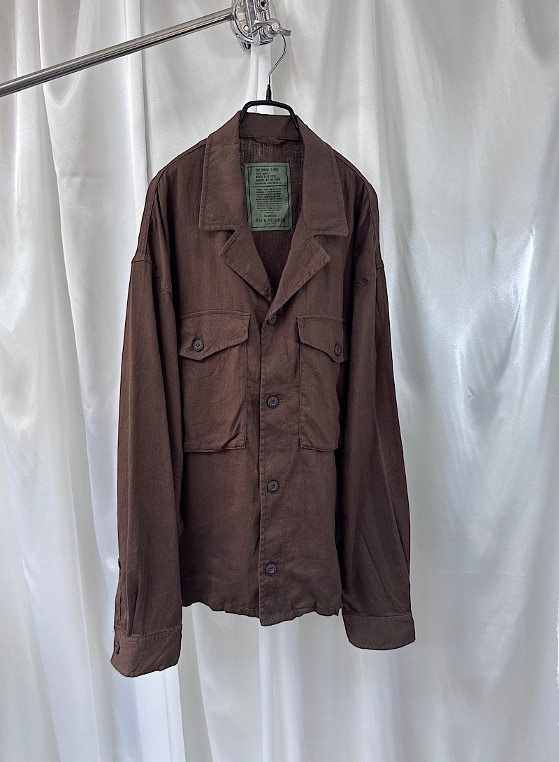 BACK NUMBER linen jacket (XL)