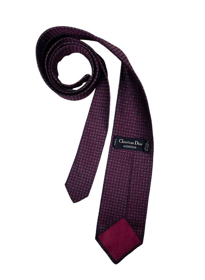 Christian Dior silk necktie (made in France)