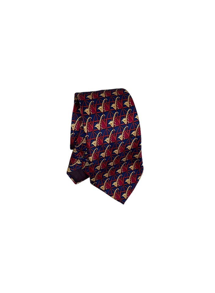 LANVIN silk necktie (made in France)