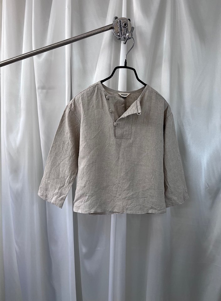 vintage linen blouse for kids (120)