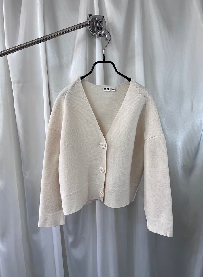 LEMAIRE x uniqlo wool cardigan for kids (140)