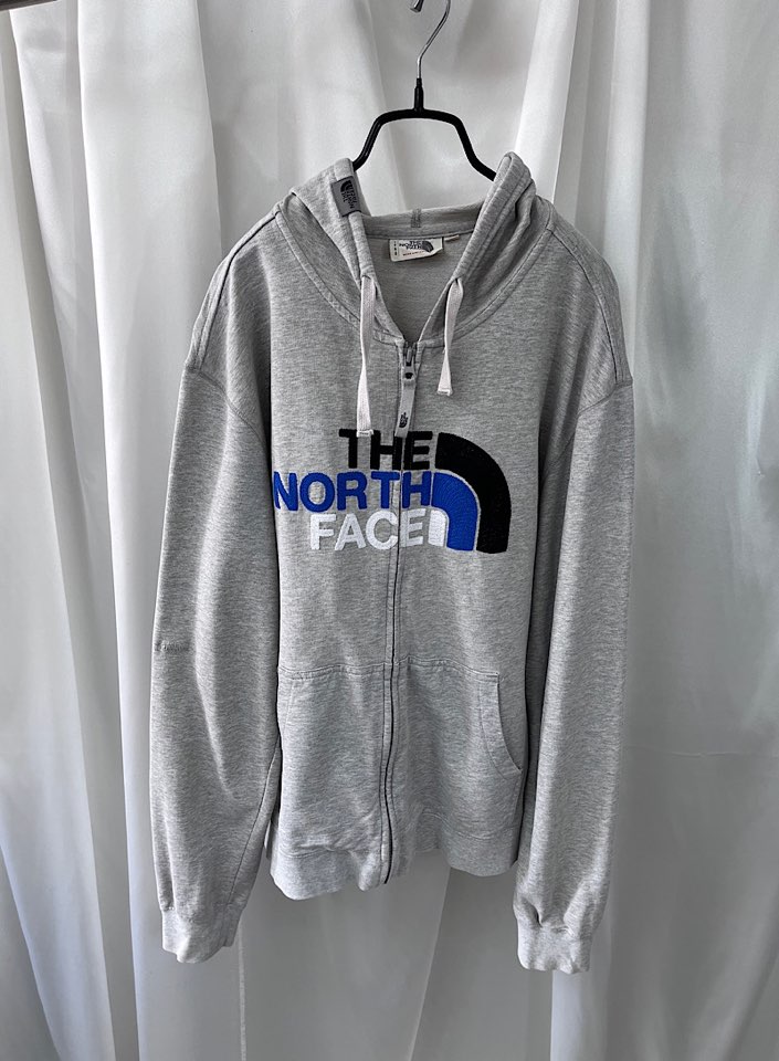 The north face zip-up hoodie