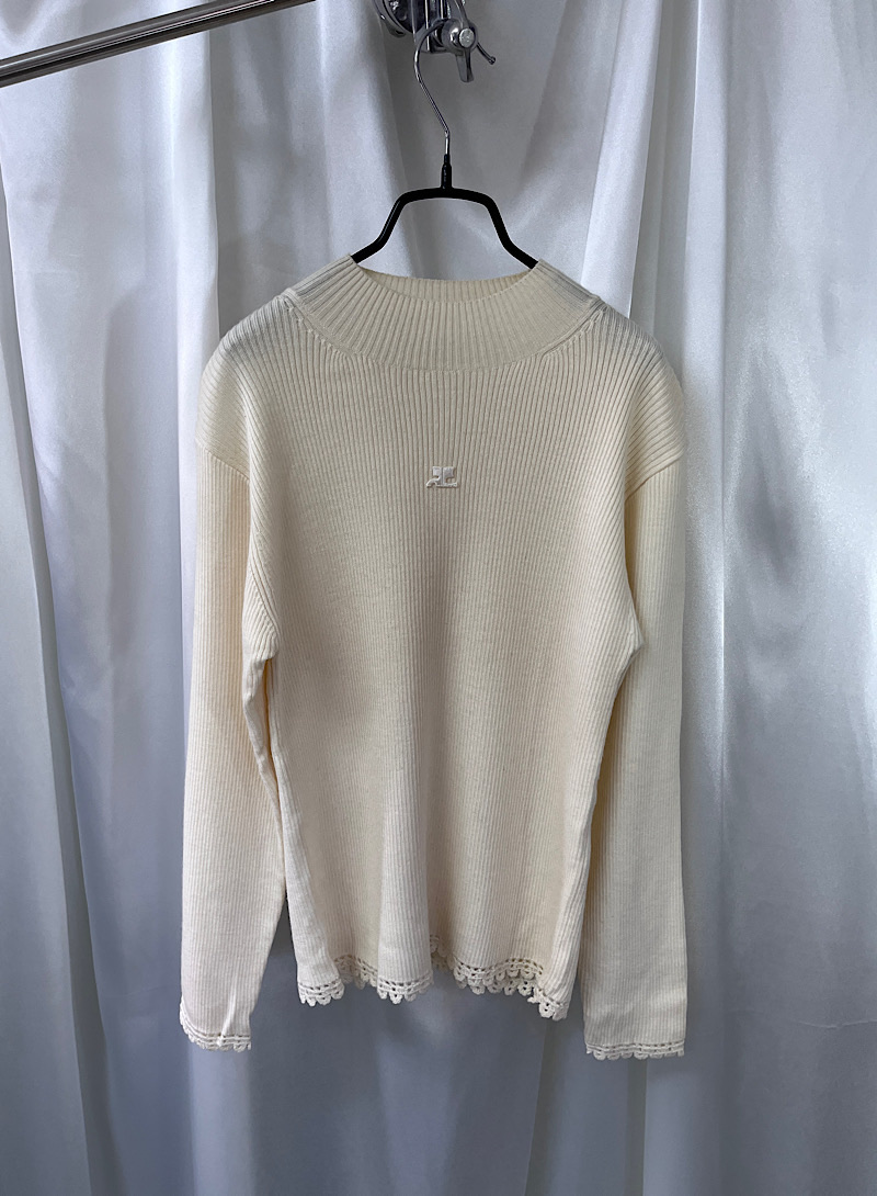 courreges wool knit