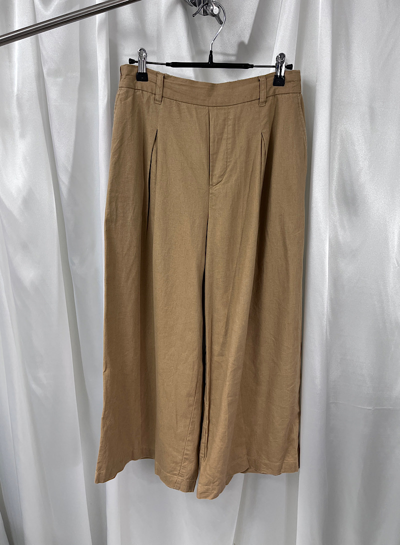 studio clip linen wide pants (L)