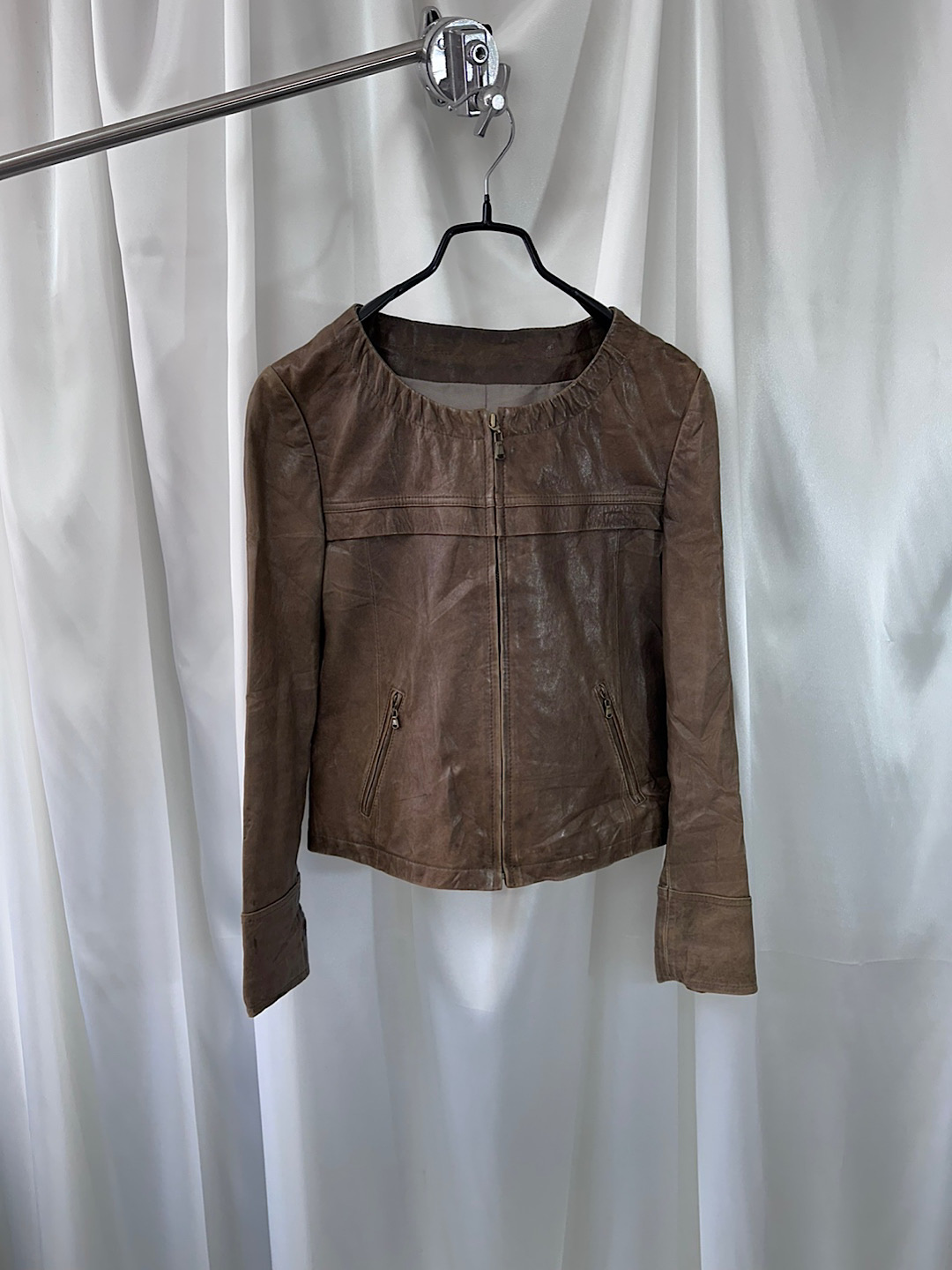 vintage leather jacket