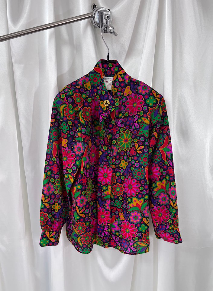 YVES SAINT LAURENT shirt jacket (made in France)