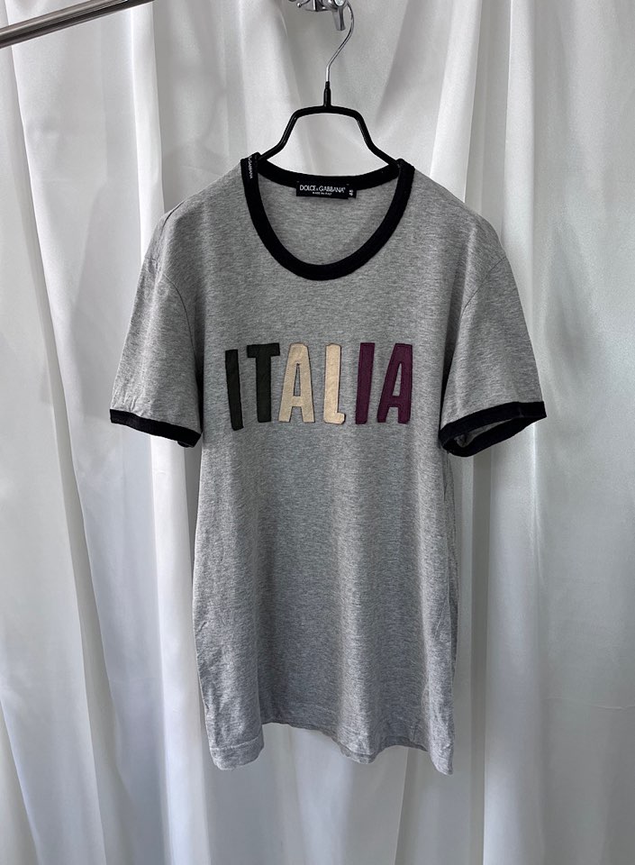 DOLCE&amp;GABANA 1/2 T-shirt (made in Italy)