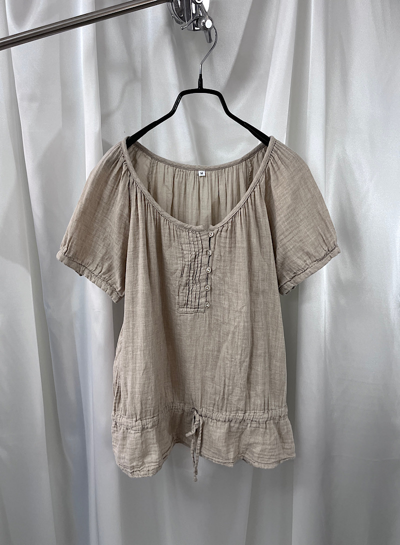 vintage 1/2 blouse (M)