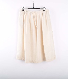 muji linen skirt (L)