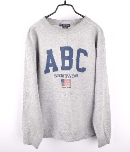 ABC SPORTWEAR sweatshirt (made in U.S.A) (s)