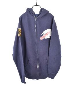 RUSSELL hood zip-up (M) (made in U.S.A)