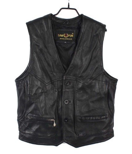 SAM FUN leather vest (2XL)