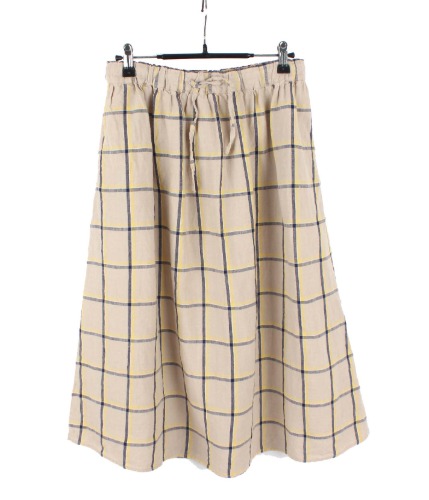 vintage linen skirt (m)