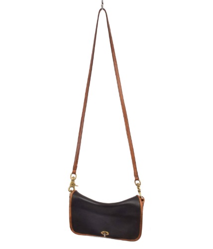 SOLID BRASS leather bag