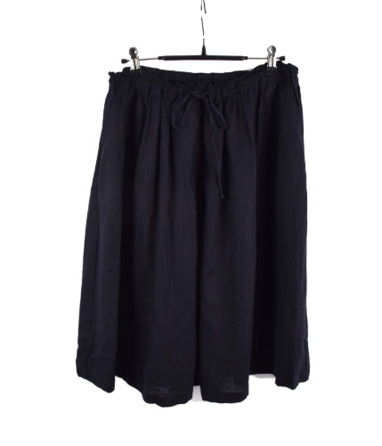 muji linen skirt (m)