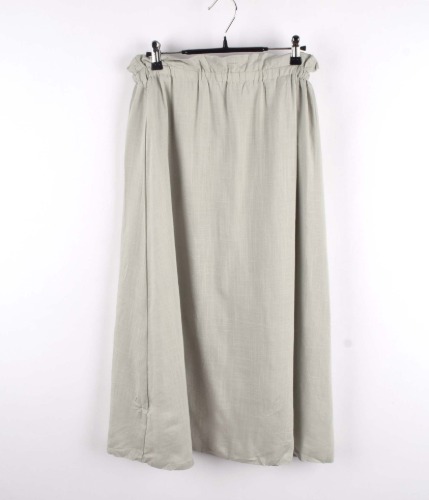 merlot linen skirt