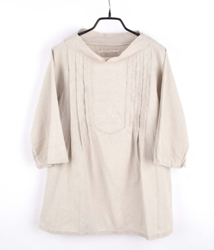 BEIGEGE CROCODILE linen blouse (S)