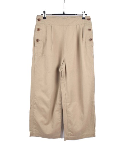 MARGARET HOWELL cotton&amp;linen wide pants