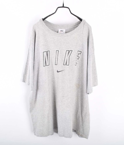 90`s nike 1/2 T-shirt (L) (made in U.S.A)