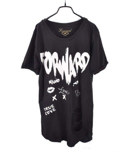 FORWARD 1/2 T-shirt (made in Italy) (L)