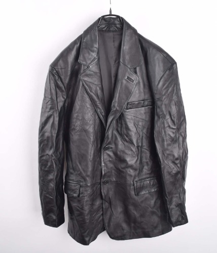 Bay Leal leather jacket (L) o