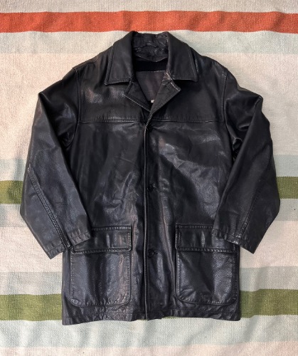 COACH leather jacket (m)