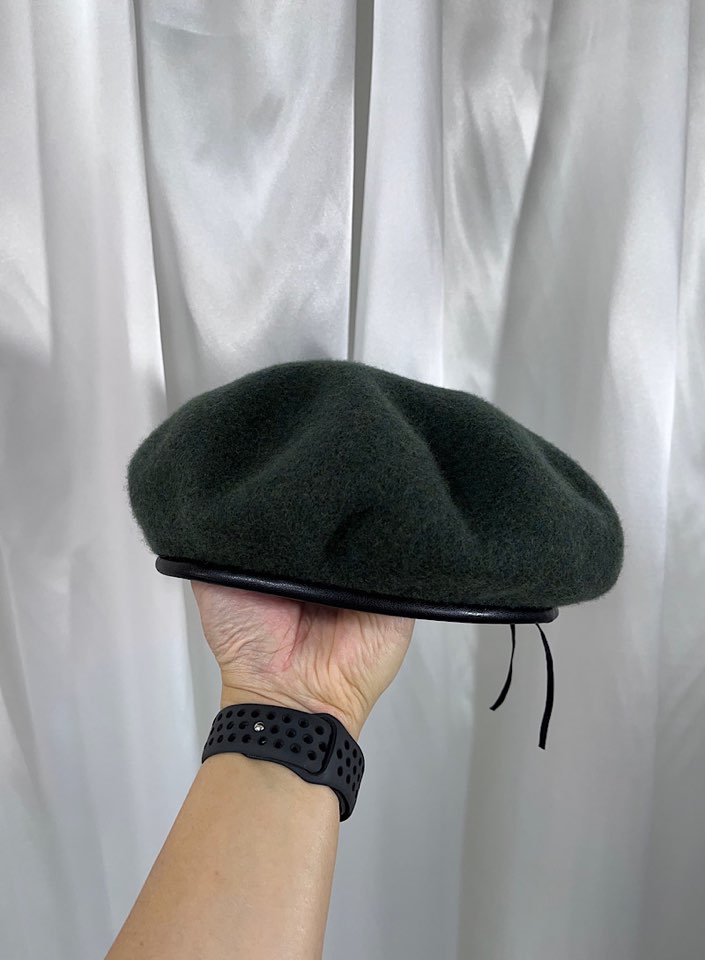 vintage wool beret (59cm)