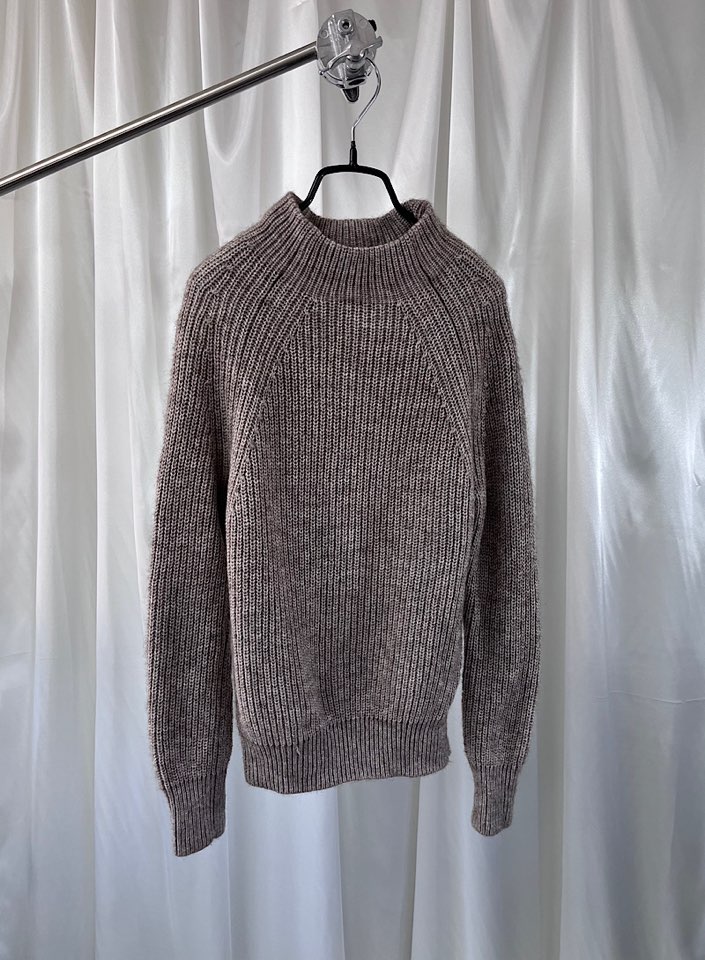 muji wool knit (S)
